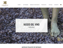 Tablet Screenshot of museovinomalaga.com